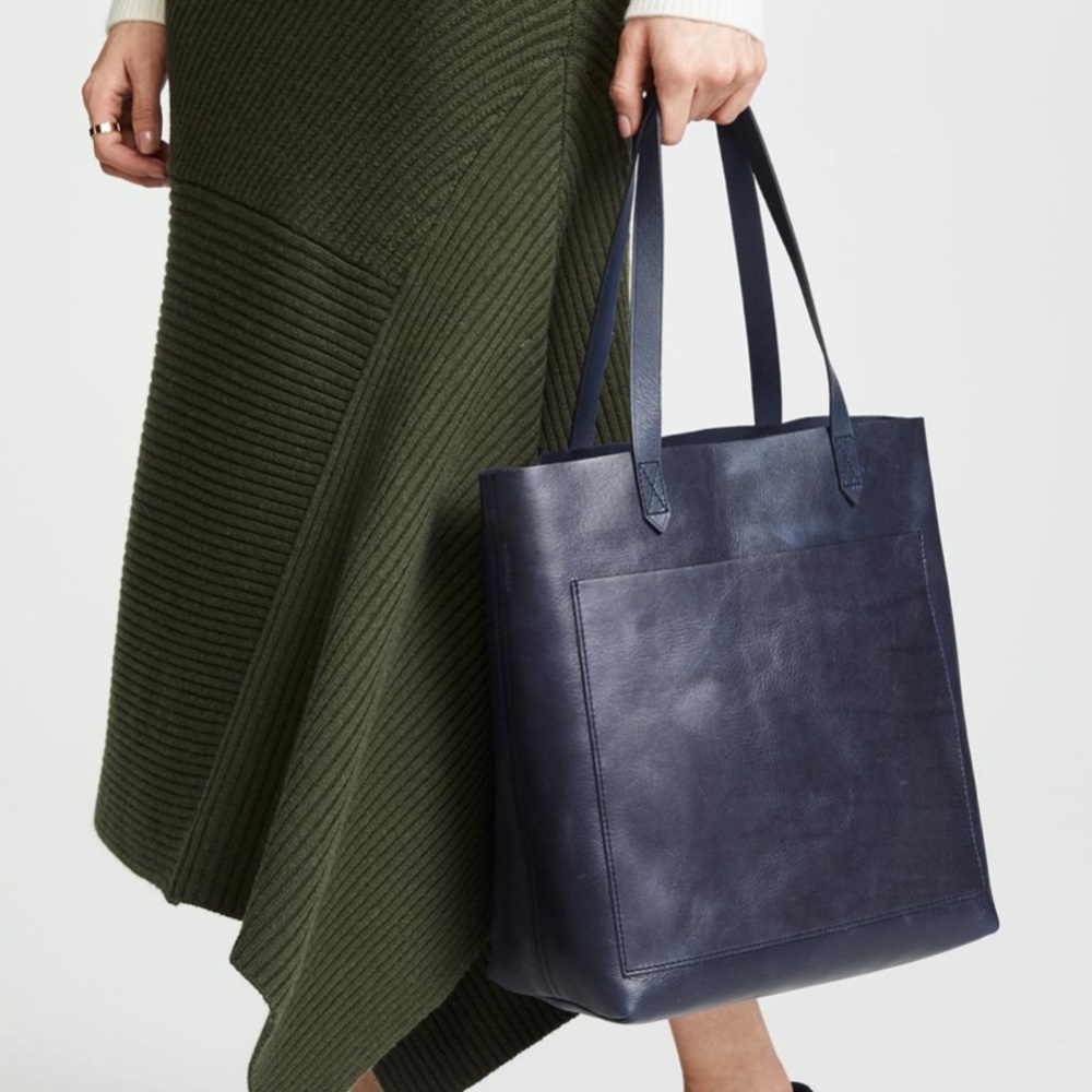 Madewell Medium Transport Tote Navy